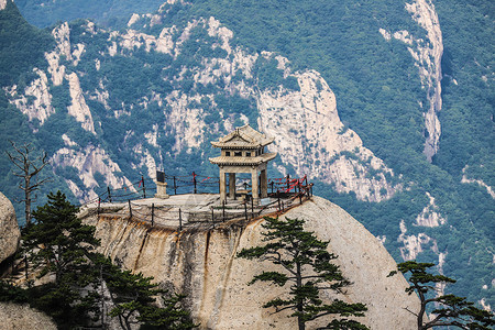 华山景区背景图片