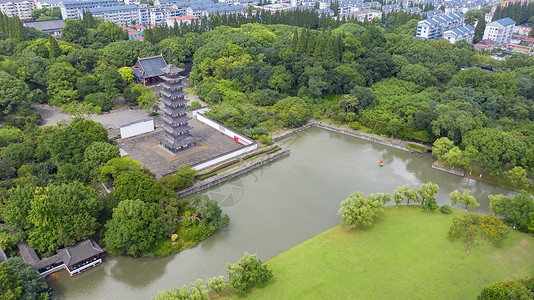 上海方塔园上海松江方塔园古建筑背景