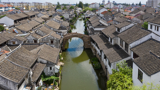 沙溪石桥江苏太仓沙溪古镇背景