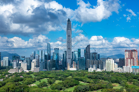  深圳城市最高楼平安金融中心大厦背景图片
