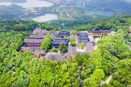 4A风景区张家港香山景区香山寺苏州旅游高清图片素材