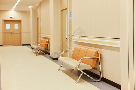 医院挂号大厅医院走廊空镜头背景