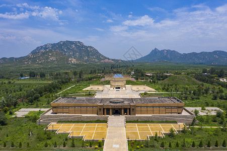 古龟兹国古中山国遗址博物馆背景