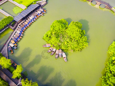 5A风景区常熟沙家浜风景区度假高清图片素材