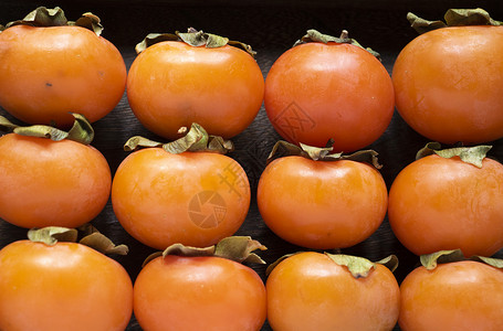 秋季应季甜蜜柿子图片