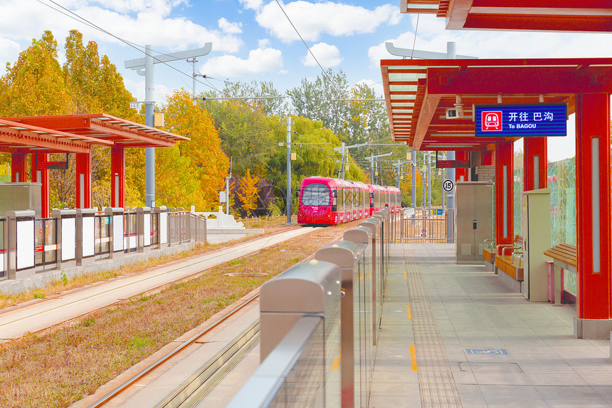 北京京郊铁路站台图片