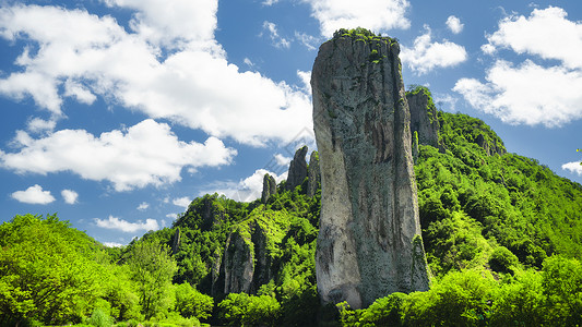 仙都鼎湖峰5A风景区丽水缙云仙都景区鼎湖峰背景