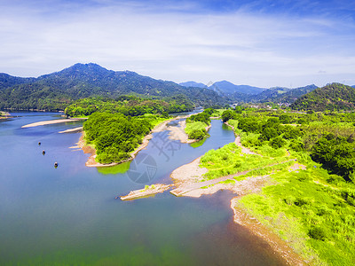 丽水古堰画乡4A风景区古堰画乡风景区背景