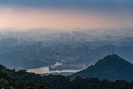 梧桐山远景深圳城市建筑图片