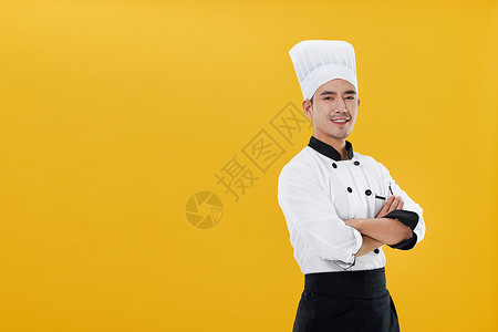 西餐厨师形象展示图片