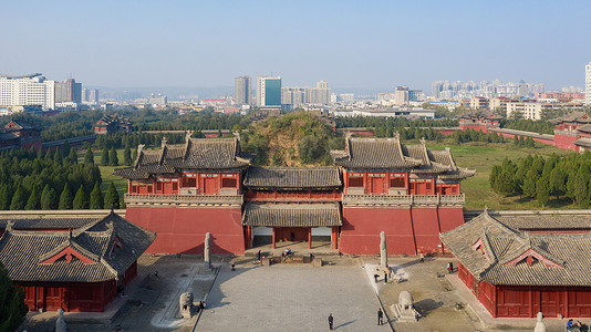 河南巩义市北宋皇陵永昭陵背景图片