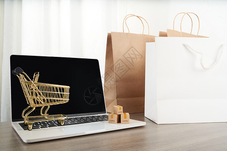 电子商务物流双十一购物节网购的桌面背景