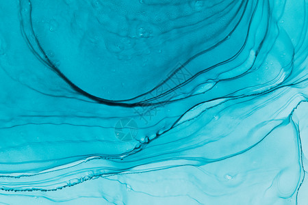 彩色流体创意水墨祖母绿流体背景背景