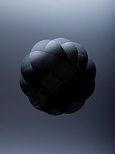 浮动的黑球图片