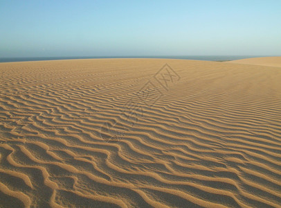 沙漠中的沙丘背景图片