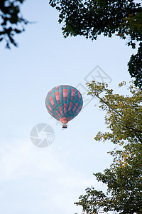 热空气球背景图片