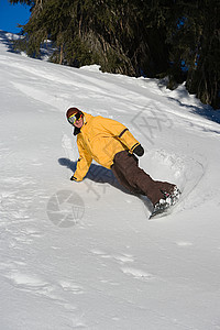 男子滑雪图片