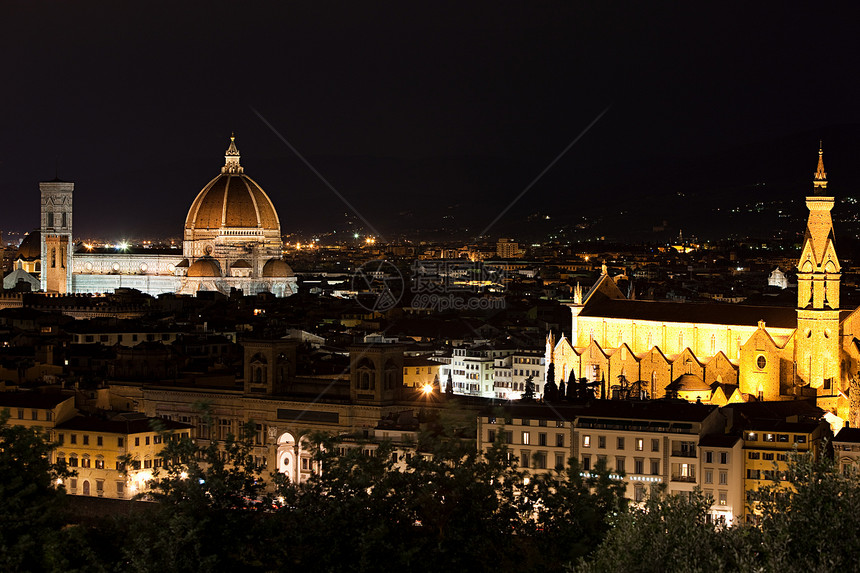 意大利佛罗伦萨夜间图片