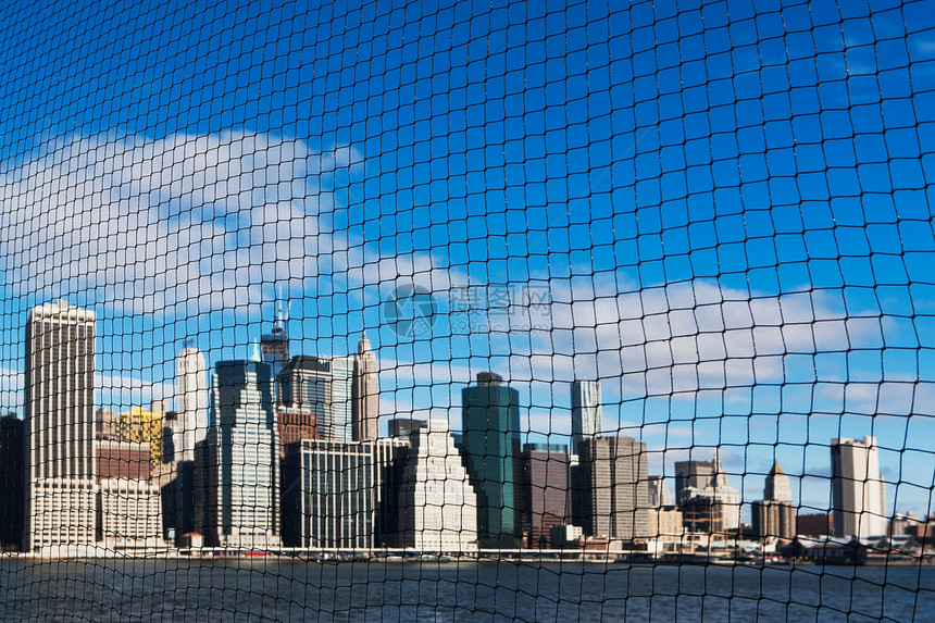 美国纽约市曼哈顿天际景象图片