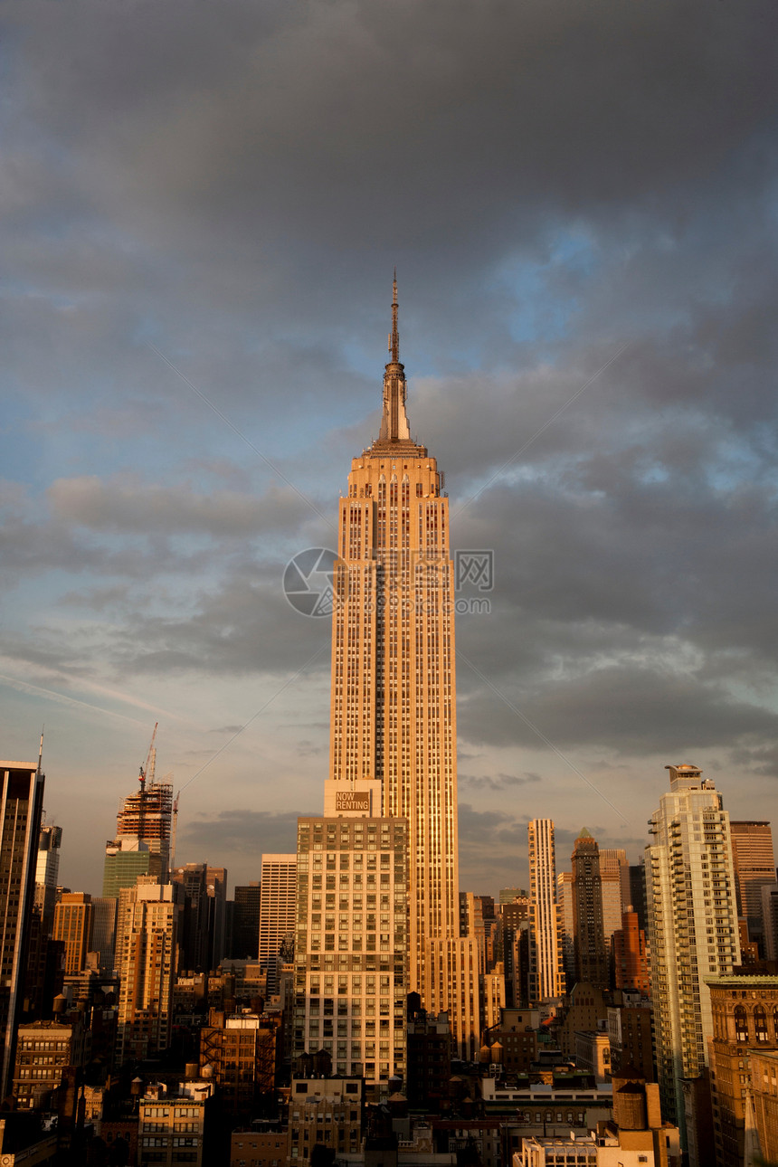 美国纽约市曼哈顿帝国大厦图片