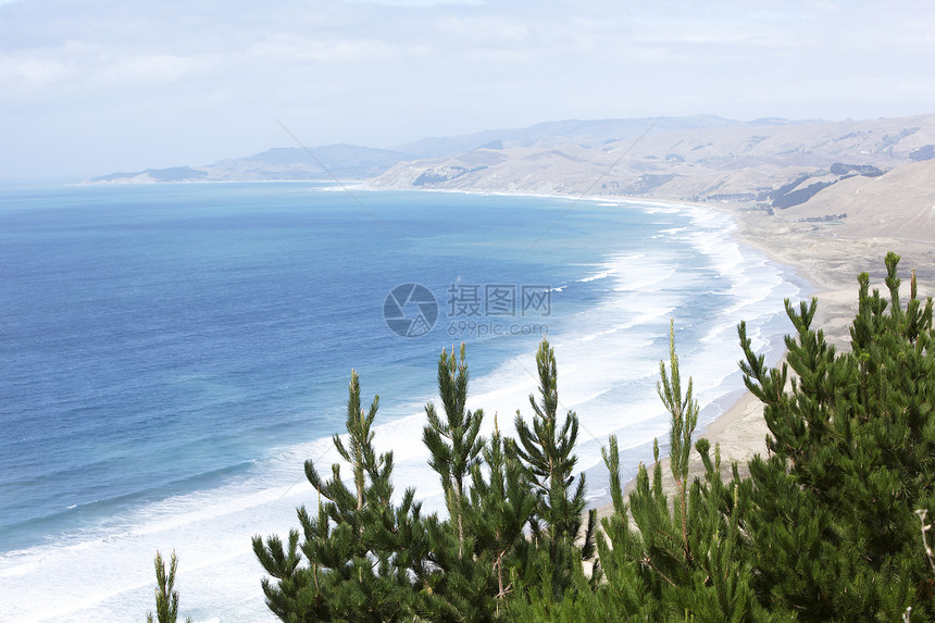 新西兰奥克海岸风景图片