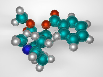 3D分子模型背景图片