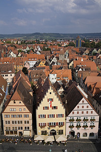德国罗森堡中世纪小镇图片