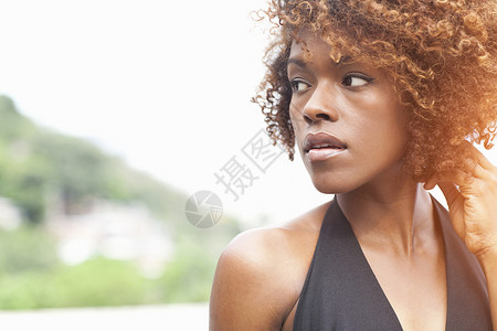 女性黑人肖像图片