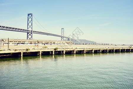 美国加利福尼亚州旧金山湾桥图片