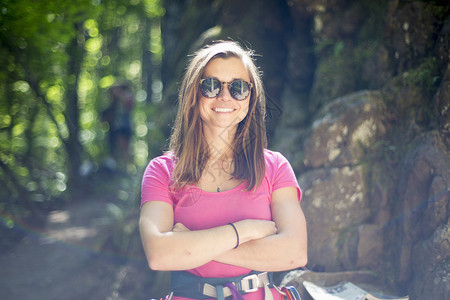 美国俄勒冈州齐格扎法国多米的岩石攀者肖像图片
