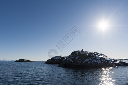 挪威洛福滕群岛岩石岛图片