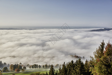 德国巴伐利亚霍赫佩森贝格山谷图片