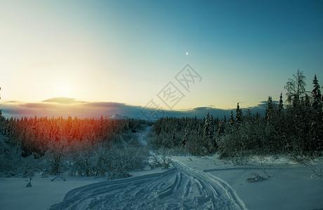 俄罗斯冬季风景图片