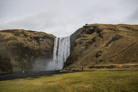 冰岛斯科加福斯瀑布图片