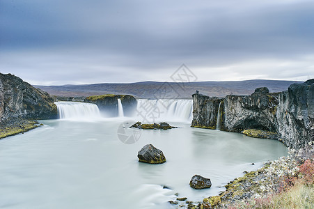 冰岛哈萨维克戈达福斯瀑布图片