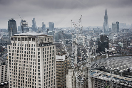 伦敦市风景展示了背中的碎片伦敦英格兰图片