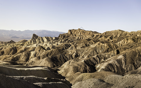 美国加利福尼亚州谷公园ZabriskiePoint岩层形成景观图片