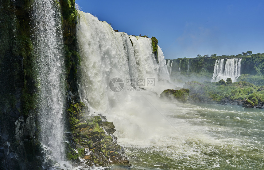 Iguazu瀑布FozdeIguassu帕拉纳巴西南美洲图片