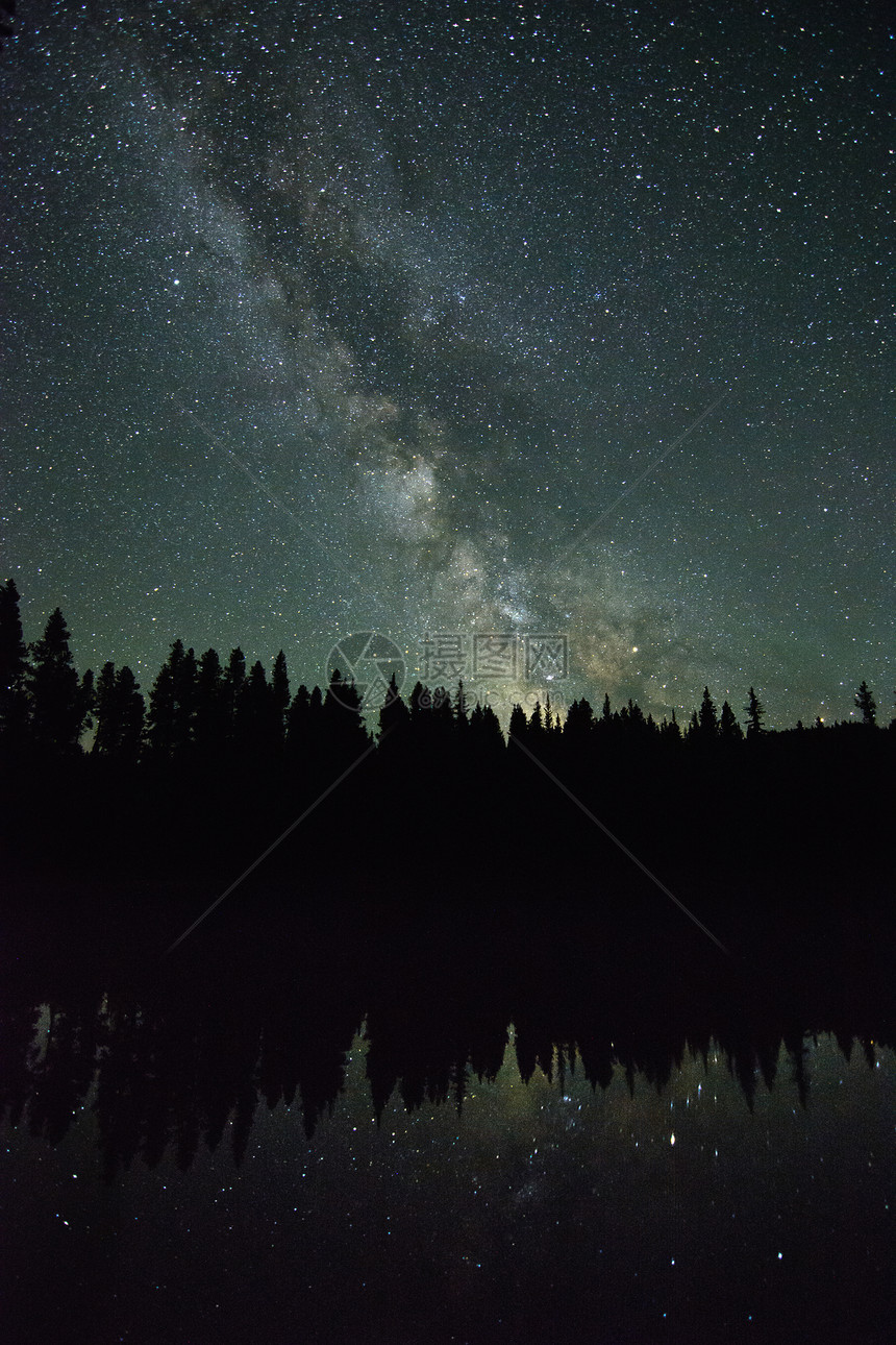 加拿大不列颠哥伦比亚省彭蒂顿镍普拉塔省公园银河系图片