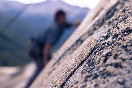 攀岩者攀岩约塞米蒂公园图片