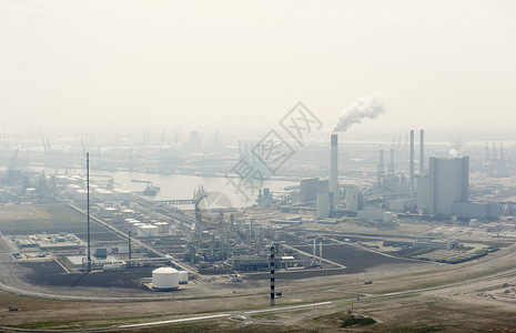 工业区鹿特丹港燃煤发电站图片