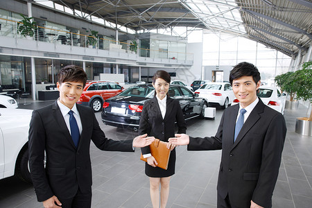 商业活动汽车销售人员商务高清图片素材