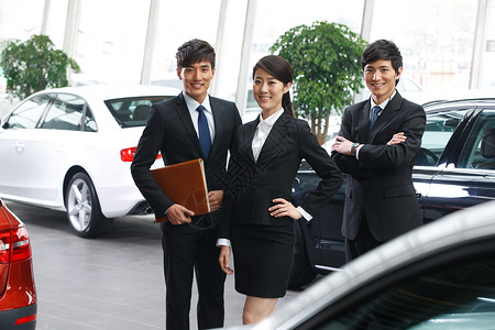 商业活动汽车销售人员生活方式高清图片素材