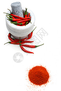 红辣椒留白烹调器高清图片