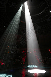 聚光灯效果剧院内舞台与灯光背景