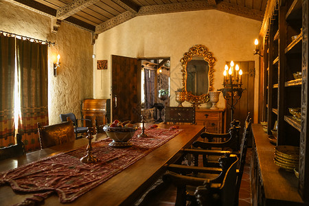 城堡收藏装修住房居室餐厅背景