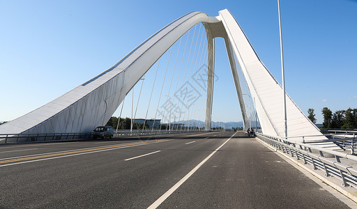 天空首都自由北京未来科技城道路背景图片