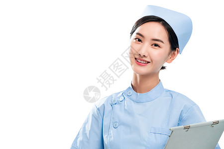 青年女护士肖像高清图片