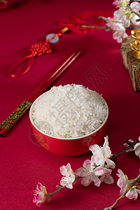 静物亚洲黄金传统特色米饭图片