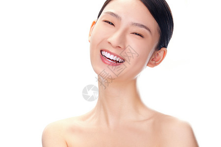 自我完善亚洲身体保养青年美女肖像图片